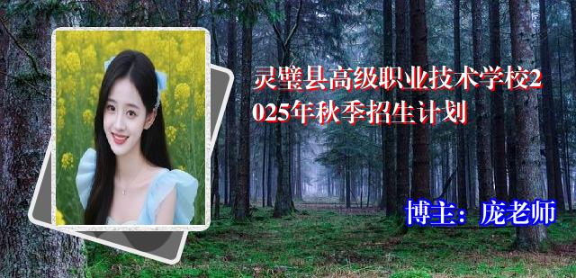 灵璧县高级职业技术学校2025年秋季招生计划