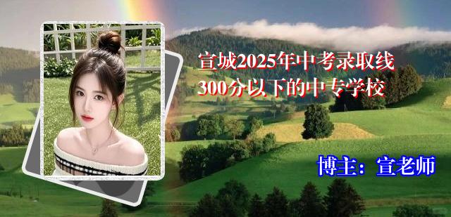 宣城2025年中考录取线300分以下的中专学校