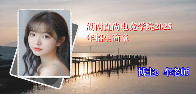 湖南直尚电竞学院2025年招生简章