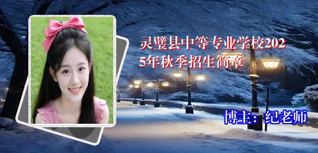 灵璧县中等专业学校2025年秋季招生简章