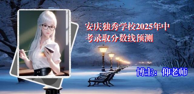 安庆独秀学校2025年中考录取分数线预测