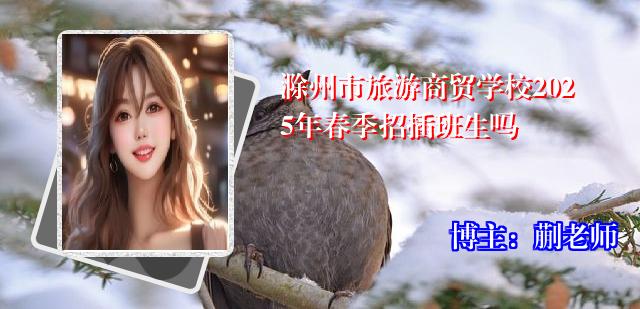 滁州市旅游商贸学校2025年春季招插班生吗