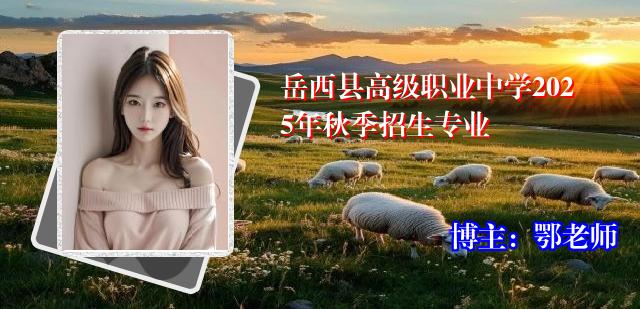 岳西县高级职业中学2025年秋季招生专业