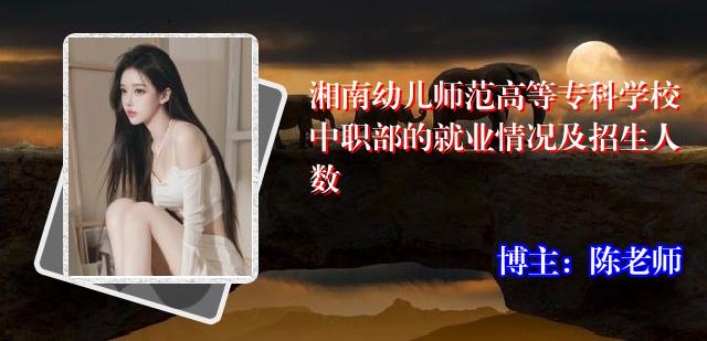 湘南幼儿师范高等专科学校中职部的就业情况及招生人数