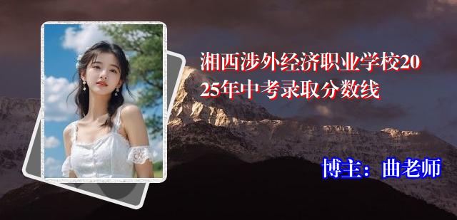 湘西涉外经济职业学校2025年中考录取分数线