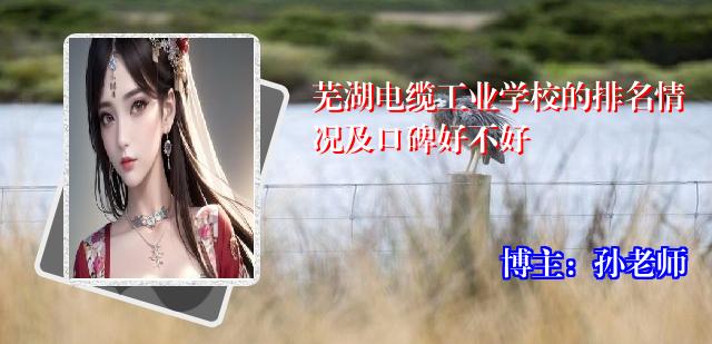 芜湖电缆工业学校的排名情况及口碑好不好
