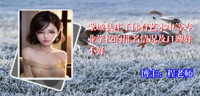 蒙城县庄子体育艺术中等专业学校的排名情况及口碑好不好