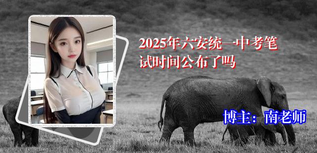 2025年六安统一中考笔试时间公布了吗