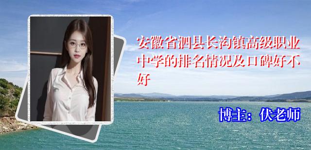 安徽省泗县长沟镇高级职业中学的排名情况及口碑好不好