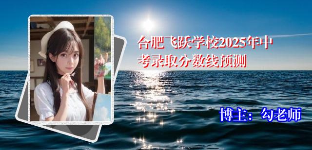 合肥飞跃学校2025年中考录取分数线预测