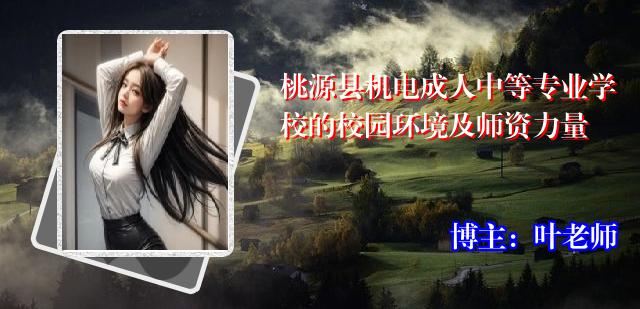 桃源县机电成人中等专业学校的校园环境及师资力量