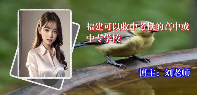 福建可以收中考低的高中或中专学校