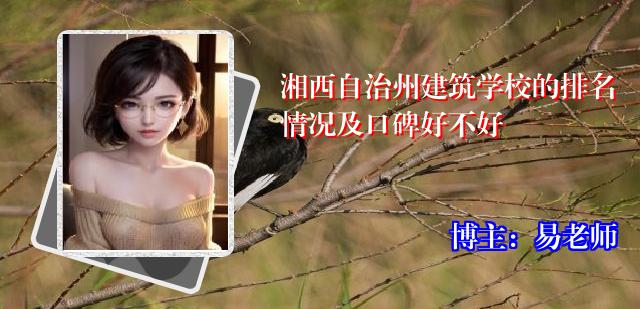 湘西自治州建筑学校的排名情况及口碑好不好