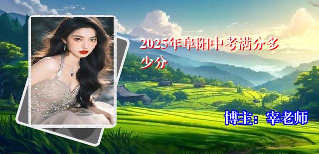 2025年阜阳中考满分多少分