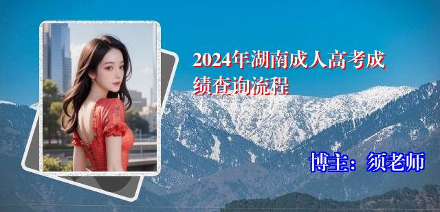 2024年湖南成人高考成绩查询流程
