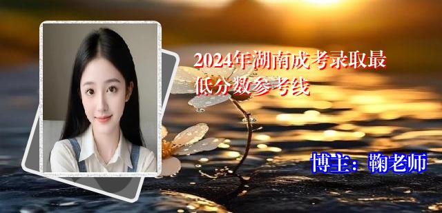 2024年湖南成考录取最低分数参考线