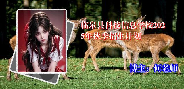 临泉县科技信息学校2025年秋季招生计划