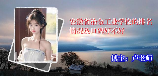 安徽省冶金工业学校的排名情况及口碑好不好