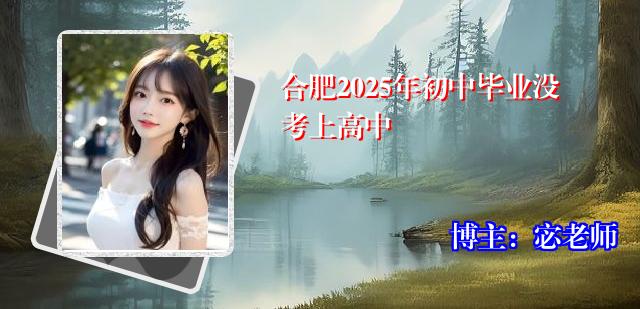合肥2025年初中毕业没考上高中