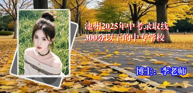 池州2025年中考录取线300分以下的中专学校