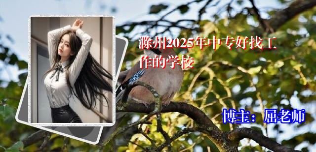 滁州2025年中专好找工作的学校