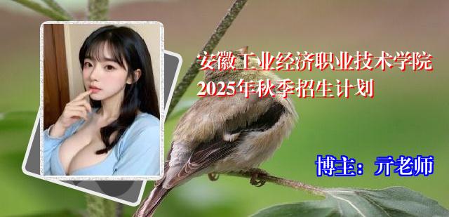 安徽工业经济职业技术学院2025年秋季招生计划