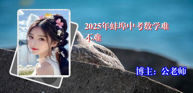 2025年蚌埠中考数学难不难