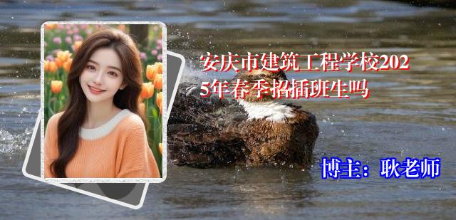 安庆市建筑工程学校2025年春季招插班生吗