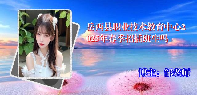 岳西县职业技术教育中心2025年春季招插班生吗
