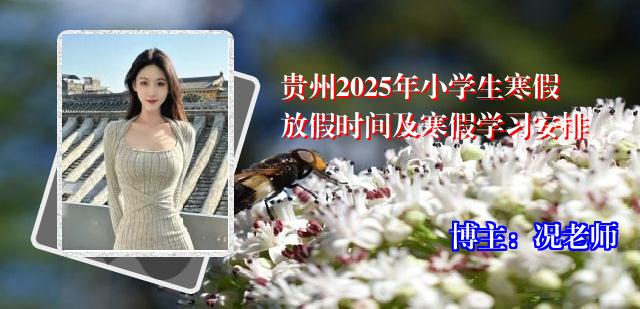 贵州2025年小学生寒假放假时间及寒假学习安排
