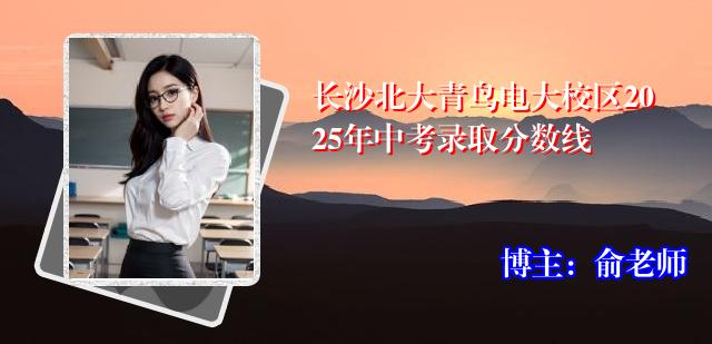 长沙北大青鸟电大校区2025年中考录取分数线