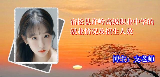 宿松县许岭高级职业中学的就业情况及招生人数