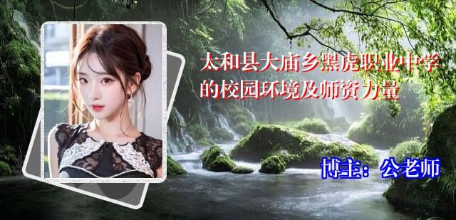 太和县大庙乡黑虎职业中学的校园环境及师资力量