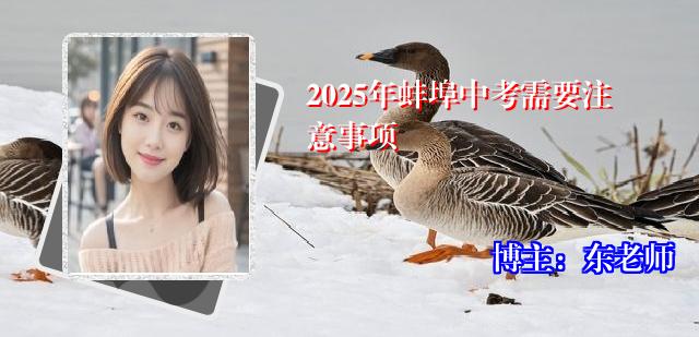 2025年蚌埠中考需要注意事项