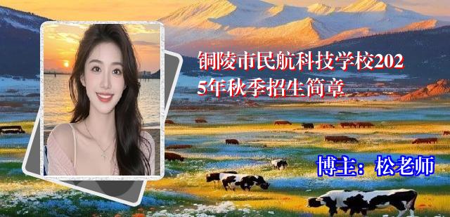 铜陵市民航科技学校2025年秋季招生简章