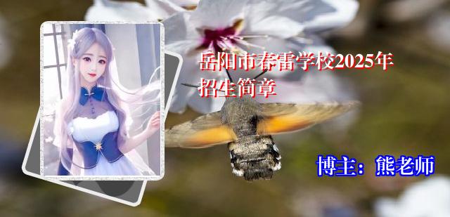岳阳市春雷学校2025年招生简章