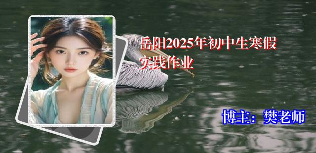 岳阳2025年初中生寒假实践作业