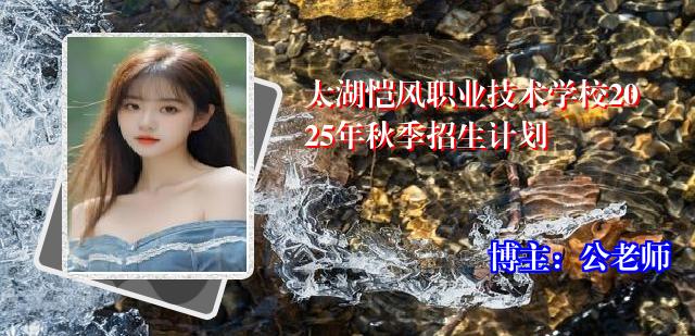 太湖恺风职业技术学校2025年秋季招生计划