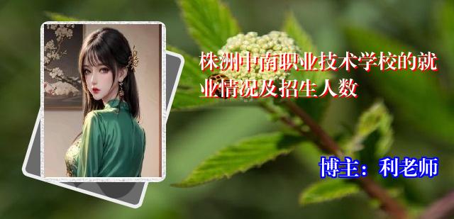 株洲中南职业技术学校的就业情况及招生人数