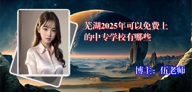 芜湖2025年可以免费上的中专学校有哪些