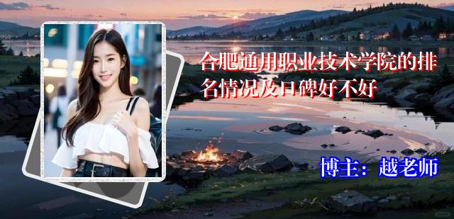 合肥通用职业技术学院的排名情况及口碑好不好