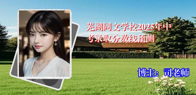 芜湖同文学校2025年中考录取分数线预测