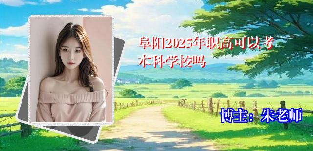 阜阳2025年职高可以考本科学校吗