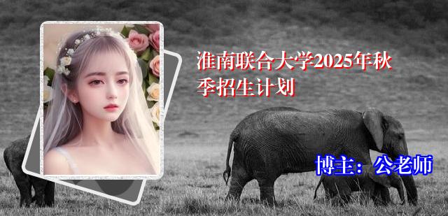 淮南联合大学2025年秋季招生计划