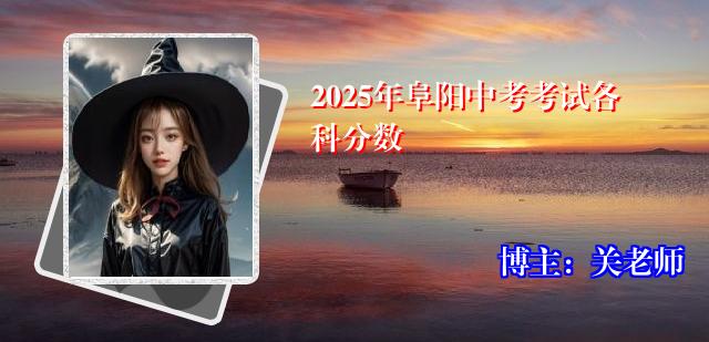 2025年阜阳中考考试各科分数