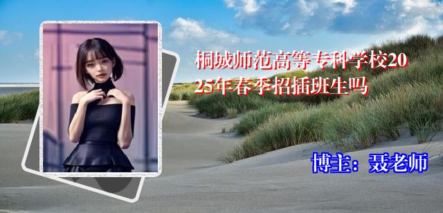桐城师范高等专科学校2025年春季招插班生吗