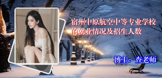 宿州中原航空中等专业学校的就业情况及招生人数
