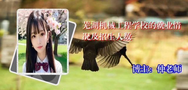 芜湖机械工程学校的就业情况及招生人数