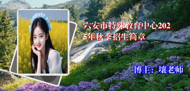 六安市特殊教育中心2025年秋季招生简章
