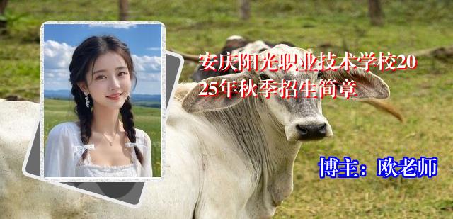 安庆阳光职业技术学校2025年秋季招生简章